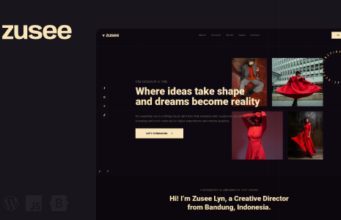 Zusee – Persönliches Portfolio-WordPress-Layout