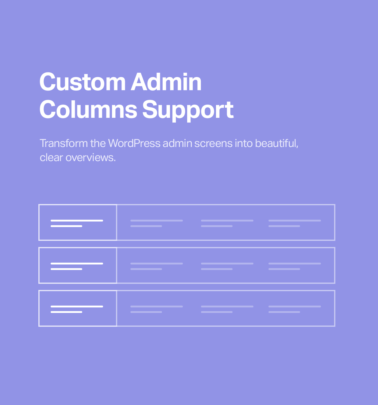 Admin-Spalten