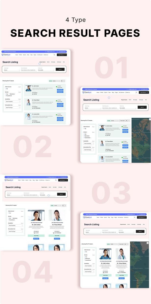 Carelyst – WordPress-Theme für medizinisches und Ärzteverzeichnis – 22
