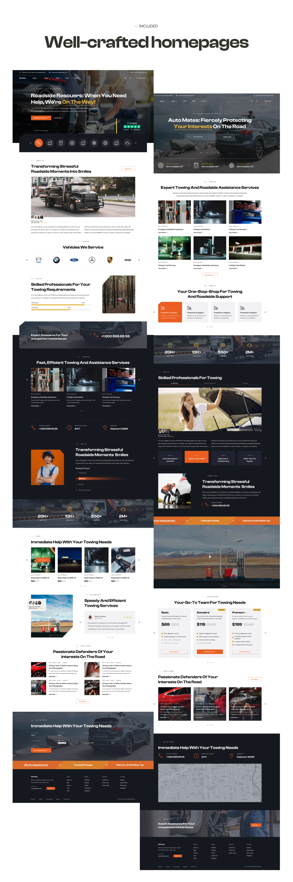 Cartow – Abschlepp- und Pannenhilfe WordPress-Theme – 2