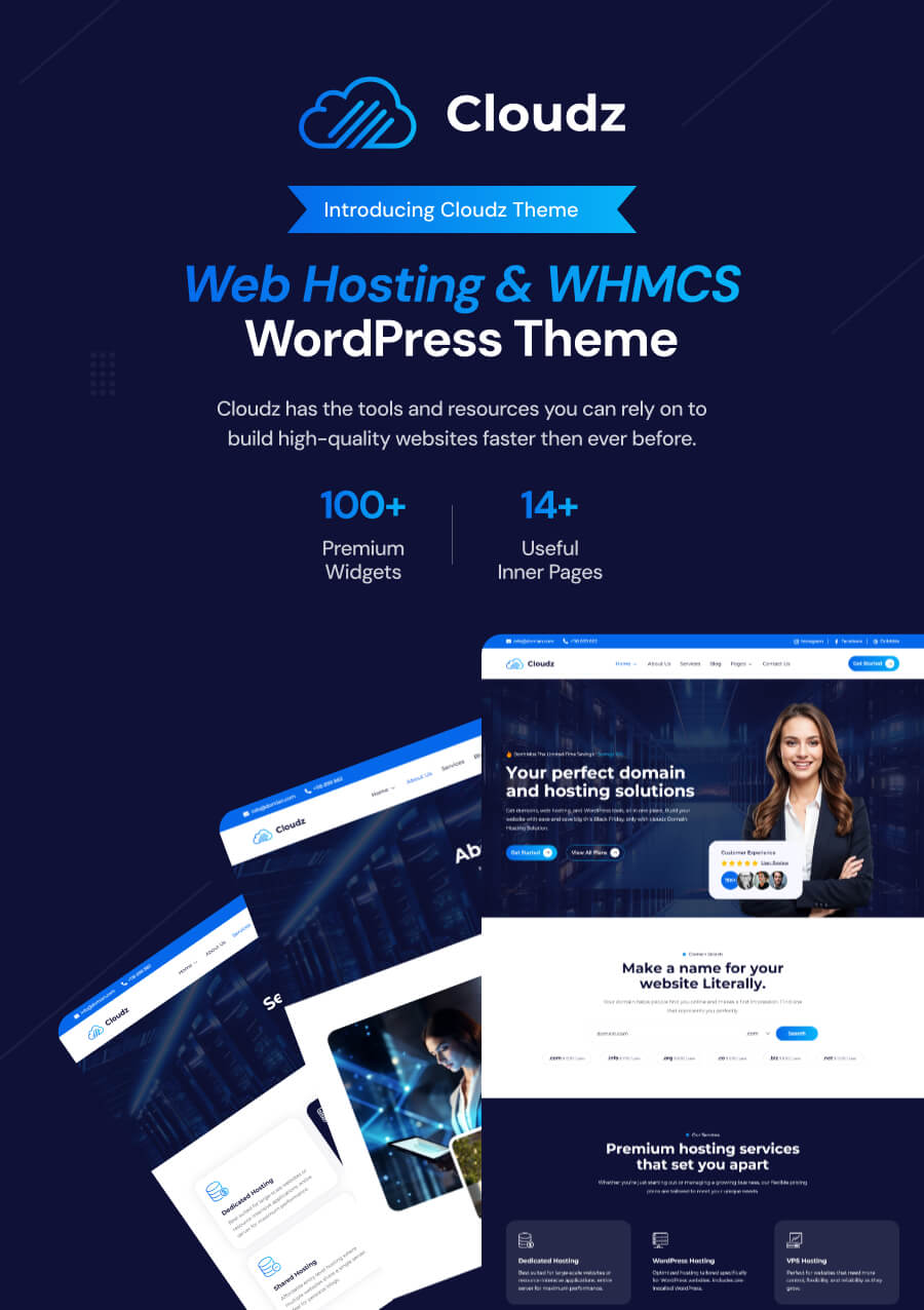 Cloudz – Webhosting und WHMCS WordPress Theme – 3