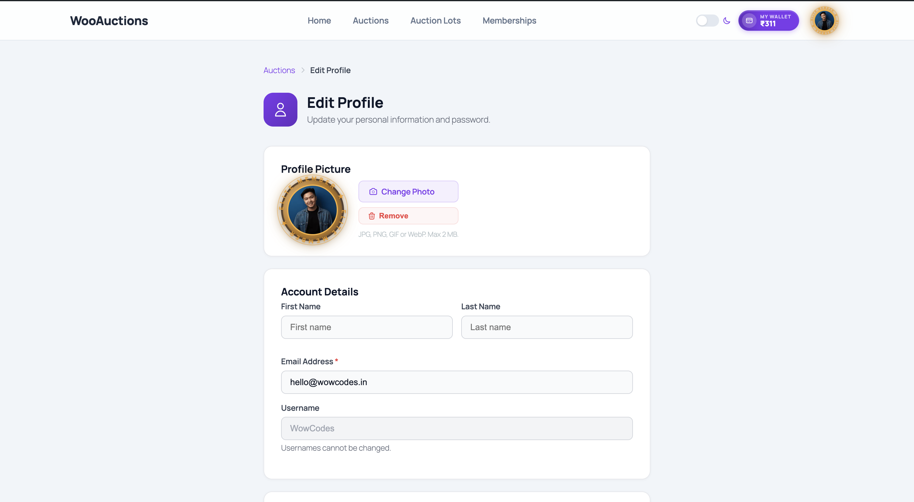 WooCommerce-Auktionsmarktplatz – Multivendor-Auktion | Geldbörse | Mitgliedschaft | KYC | Jetzt kaufen - 42