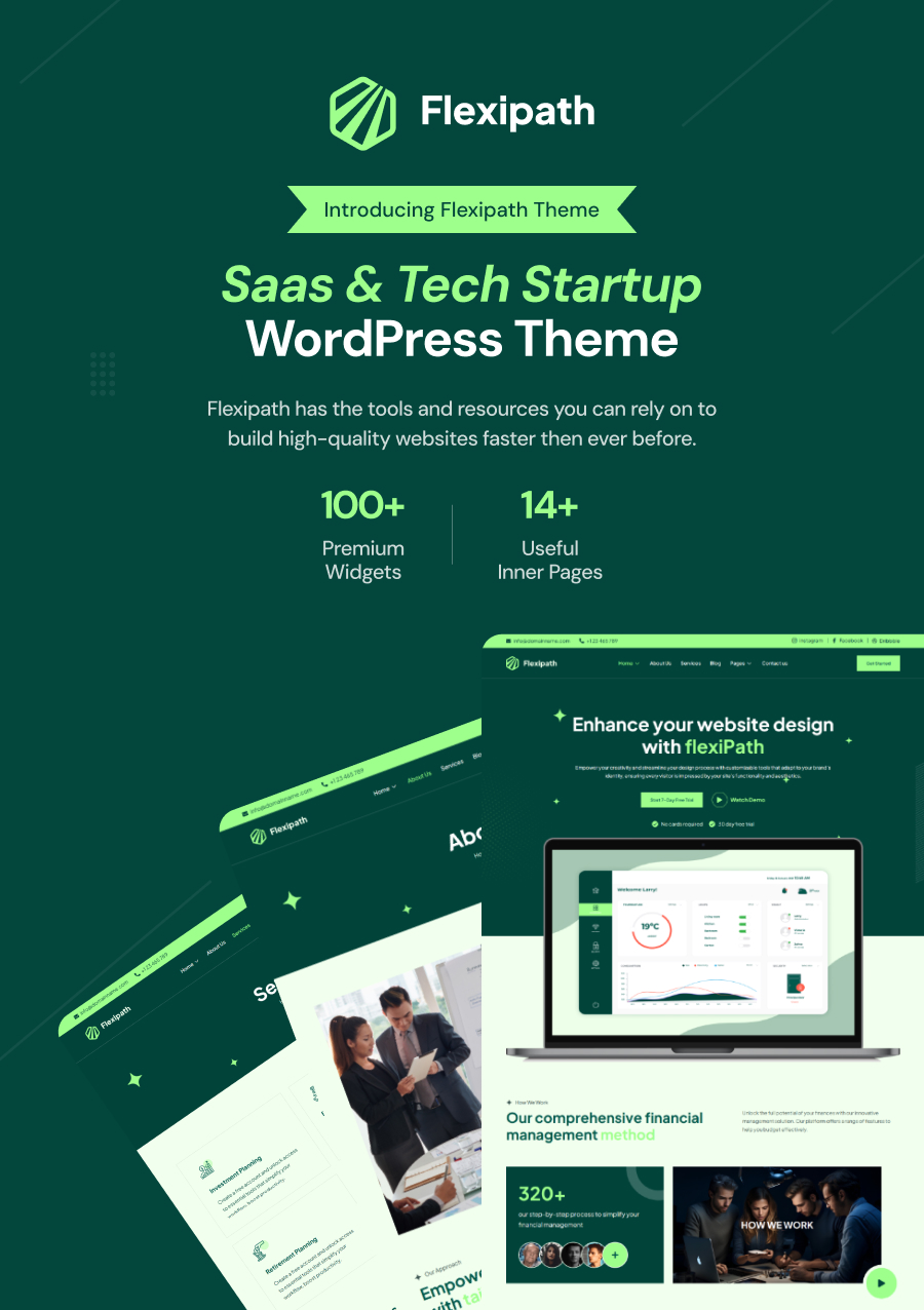 Flexipath – Saas- und Tech-Startup-WordPress-Theme – 3