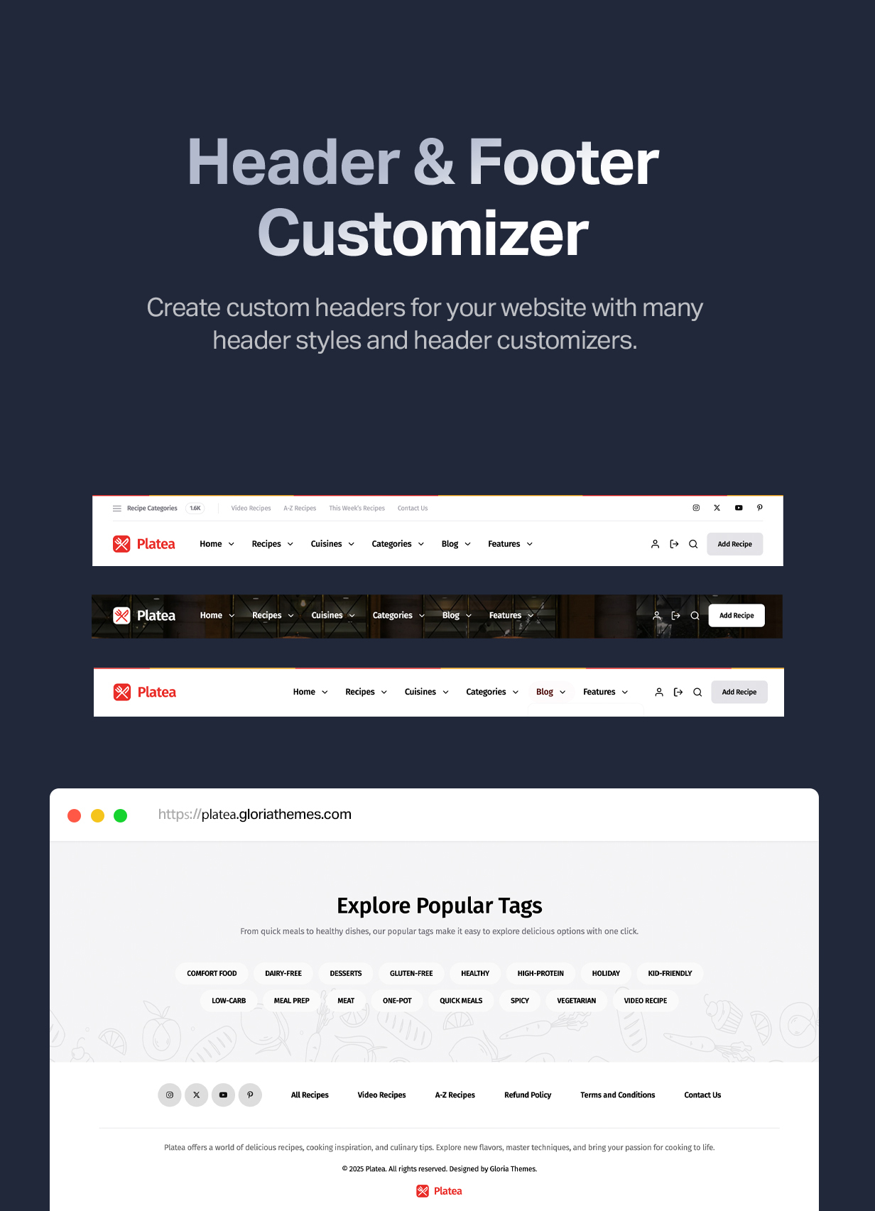 Kopfzeile und Fußzeile