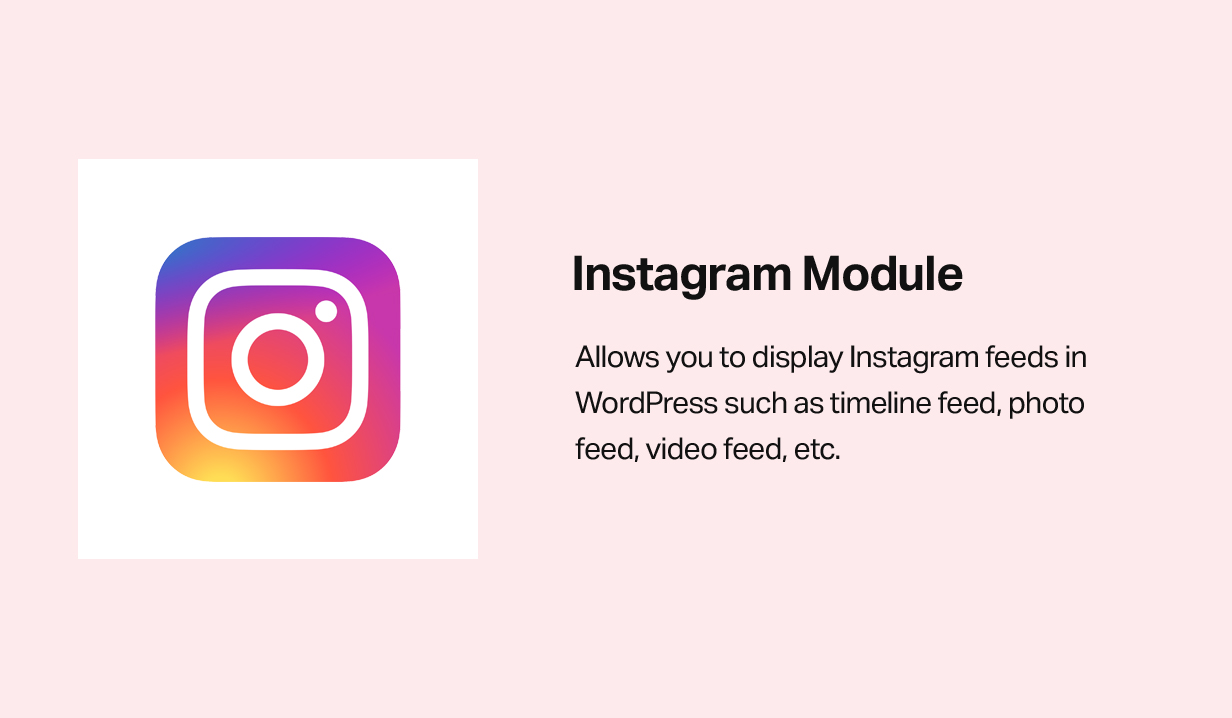 Instagram-Modul