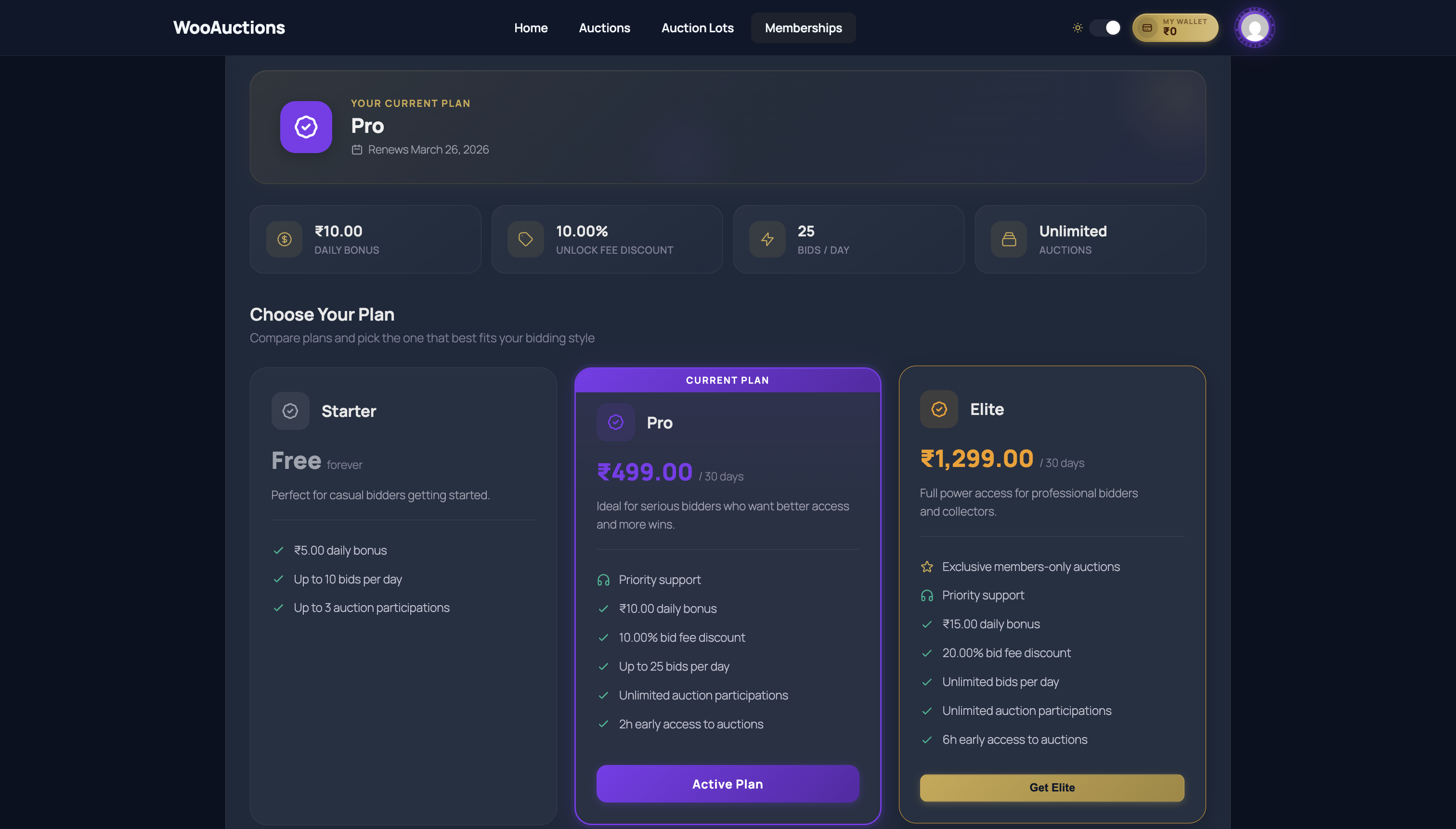WooCommerce-Auktionsmarktplatz – Multivendor-Auktion | Geldbörse | Mitgliedschaft | KYC | Jetzt kaufen - 47