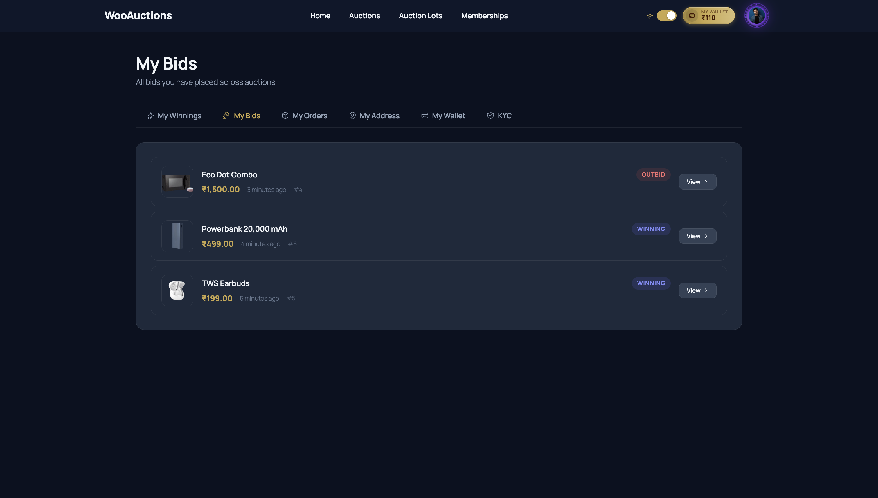 WooCommerce-Auktionsmarktplatz – Multivendor-Auktion | Geldbörse | Mitgliedschaft | KYC | Jetzt kaufen - 17