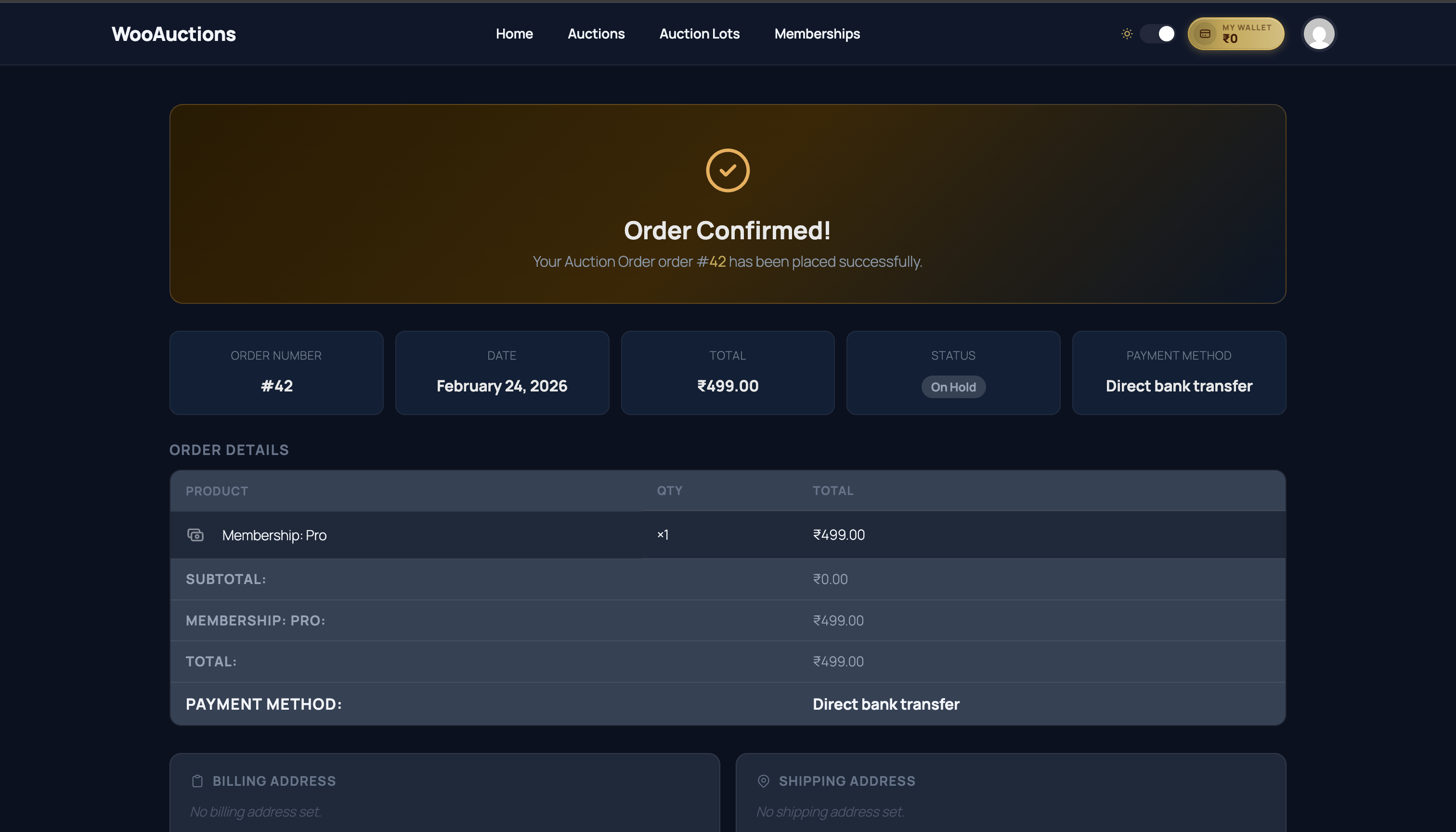 WooCommerce-Auktionsmarktplatz – Multivendor-Auktion | Geldbörse | Mitgliedschaft | KYC | Jetzt kaufen - 34