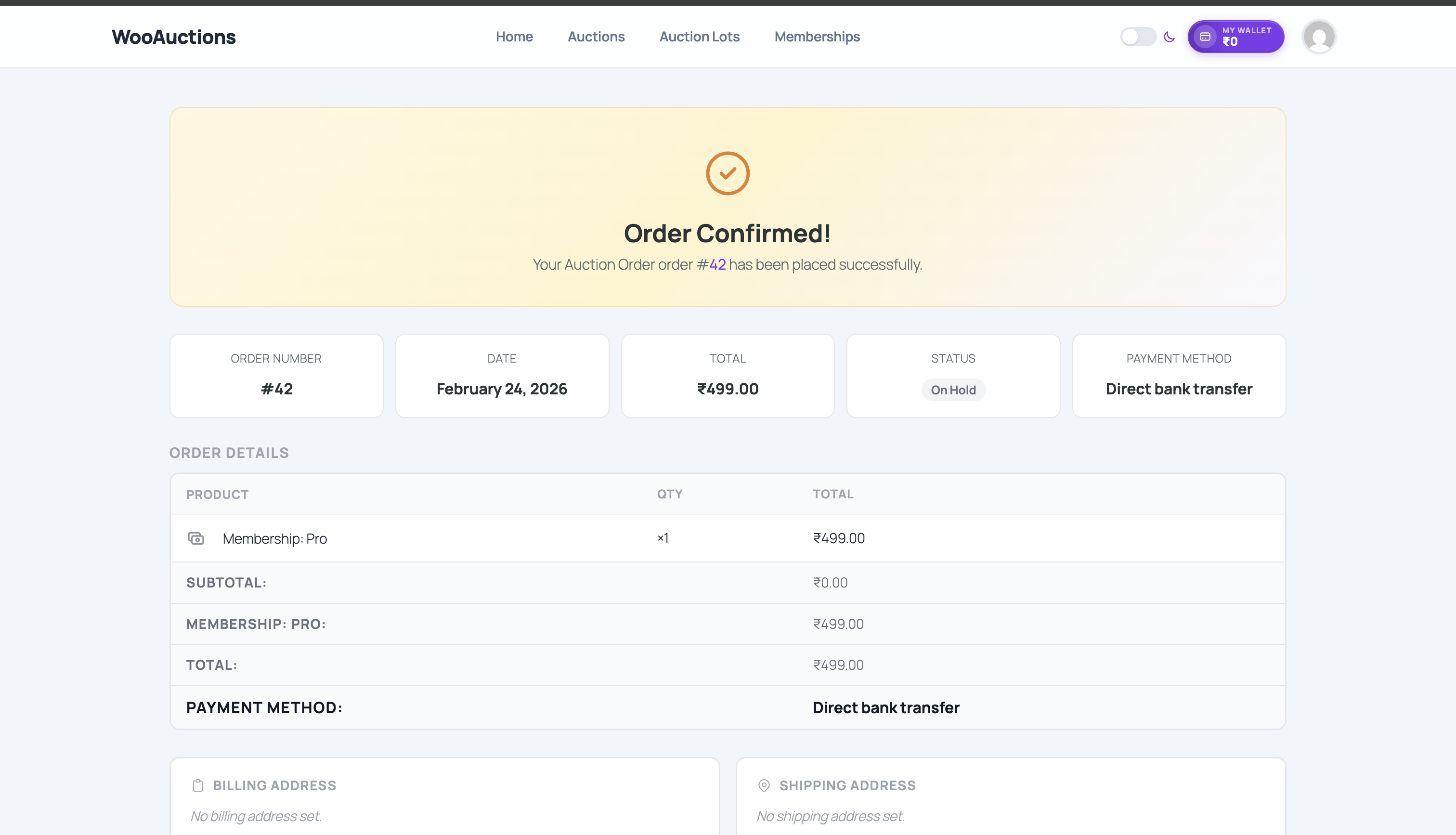 WooCommerce-Auktionsmarktplatz – Multivendor-Auktion | Geldbörse | Mitgliedschaft | KYC | Jetzt kaufen - 33