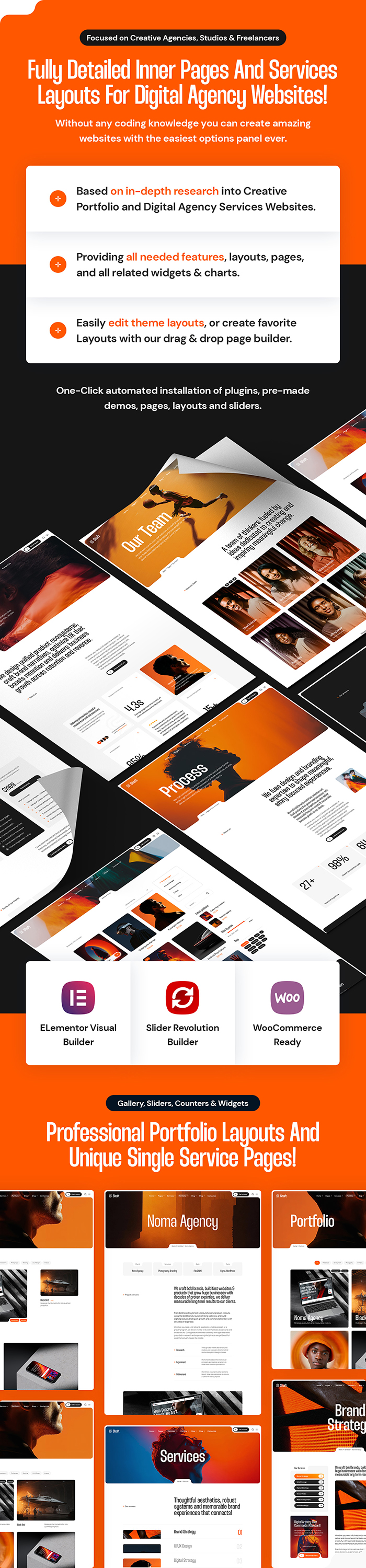 Shaft – Kreatives Portfolio und WordPress-Theme für digitale Agenturen – 6