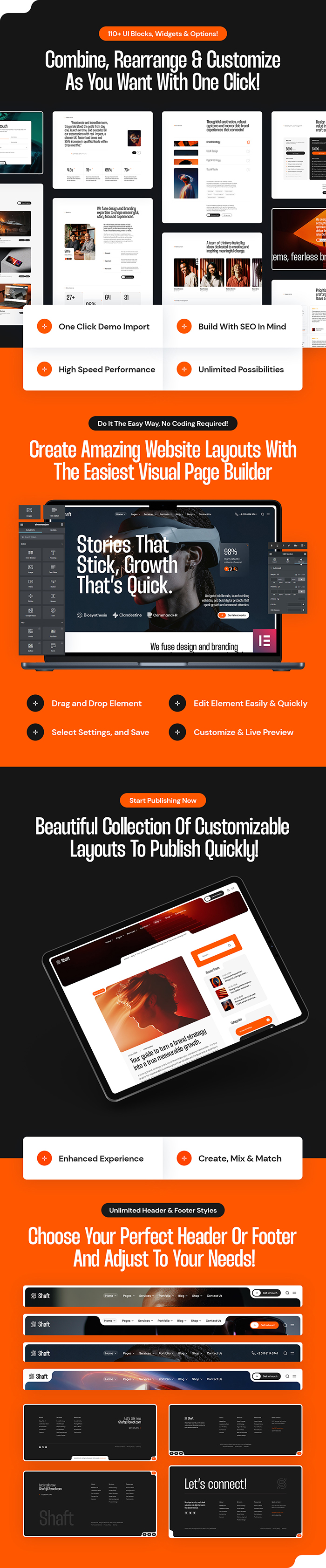 Shaft – Kreatives Portfolio und WordPress-Theme für digitale Agenturen – 7