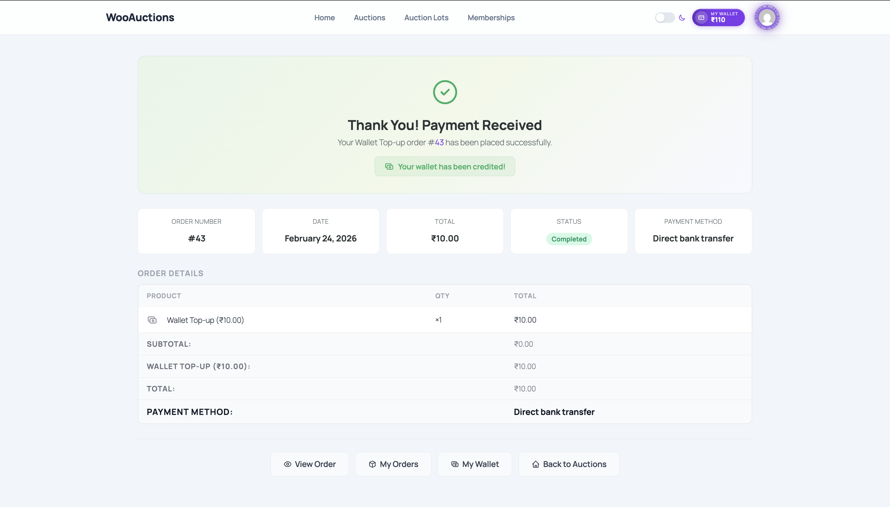WooCommerce-Auktionsmarktplatz – Multivendor-Auktion | Geldbörse | Mitgliedschaft | KYC | Jetzt kaufen - 25