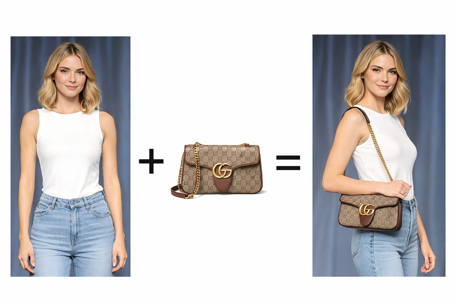 TryOnAI – Virtuelle Anprobe von KI-Handtaschen für WooCommerce – Realistische Lifestyle-Präsentation – 1