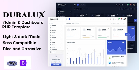 Duralux – Admin- und Dashboard-Bootstrap-HTML-Vorlage