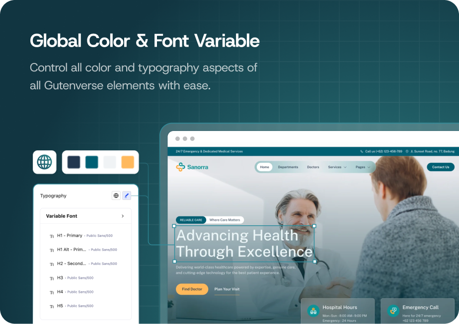 Sanorra – FSE-WordPress-Block-Theme für Medizin und Gesundheitswesen – 8
