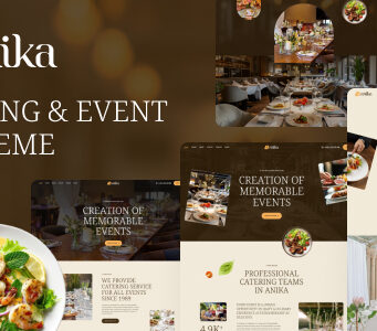 Anika – Catering- und Event-WordPress-Layout