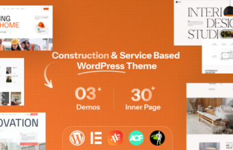 Bauwesen | Immobilien-WordPress-Template
