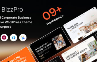 Bizzpro – Kreatives Mehrzweck-WordPress-Template für digitales Corporate Business