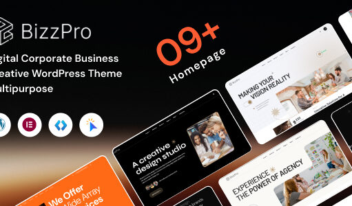 Bizzpro – Kreatives Mehrzweck-WordPress-Template für digitales Corporate Business