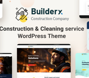 Builderx – WordPress-Layout für Bau- und Reinigungsdienste