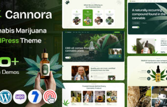 Cannora – Cannabis-Marihuana-WordPress-Template