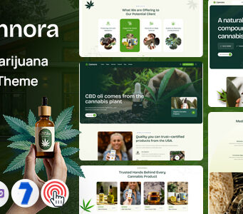 Cannora – Cannabis-Marihuana-WordPress-Template