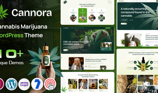 Cannora – Cannabis-Marihuana-WordPress-Template