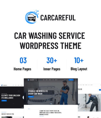 Carcareful – Autowasch-WordPress-Layout