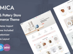 Ciramica – WordPress-WooCommerce-Layout für den Keramikladen
