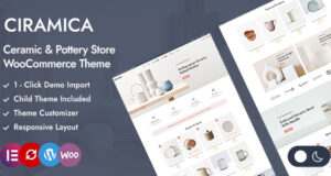 Ciramica – WordPress-WooCommerce-Layout für den Keramikladen