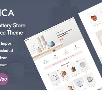 Ciramica – WordPress-WooCommerce-Layout für den Keramikladen