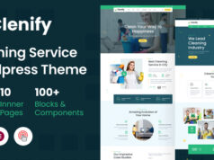 Clenify – WordPress-Vorlage für Reinigungsdienste