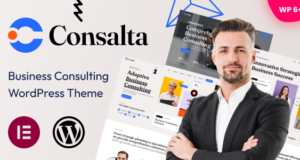 Consalta – WordPress-Vorlage für Unternehmensberatung