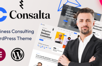 Consalta – WordPress-Vorlage für Unternehmensberatung