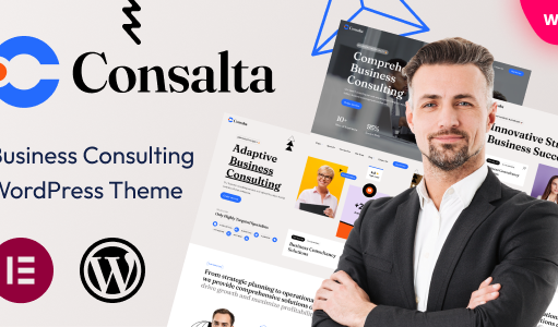 Consalta – WordPress-Vorlage für Unternehmensberatung