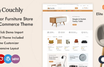 Couchly – WordPress-WooCommerce-Template für Innenmöbelgeschäft