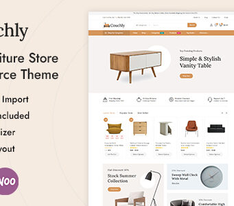 Couchly – WordPress-WooCommerce-Template für Innenmöbelgeschäft