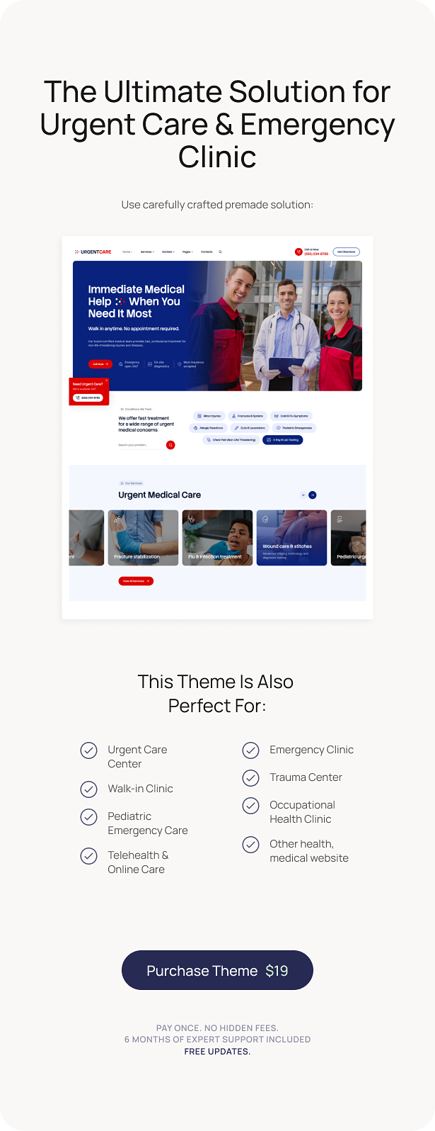 WordPress-Theme für Notfallversorgung
