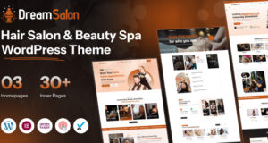 DreamSalon – WordPress-Vorlage für Friseursalon und Beauty Spa