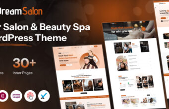 DreamSalon – WordPress-Vorlage für Friseursalon und Beauty Spa