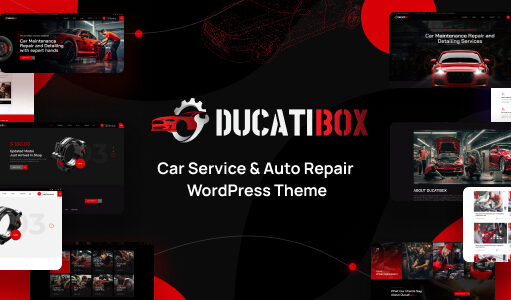 Ducatibox – WordPress-Layout für Autoservice und Autoreparatur