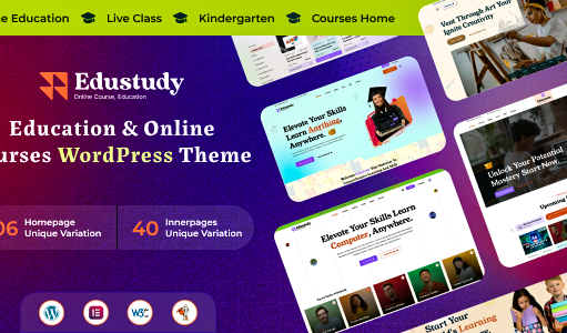 EduStudy – WordPress-Layout für Bildung und Online-Kurse