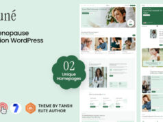 Elune – Private Menopause-Beratung und Midlife-Wellness-WordPress-Layout