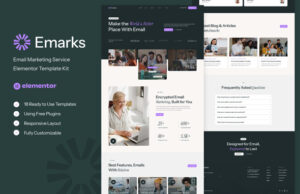 Emarks – E-Mail-Marketing-Service-Elementor-Vorlagen-Kit
