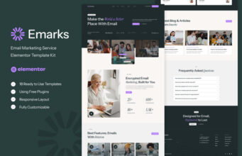 Emarks – E-Mail-Marketing-Service-Elementor-Vorlagen-Kit