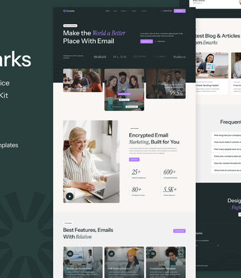 Emarks – E-Mail-Marketing-Service-Elementor-Vorlagen-Kit