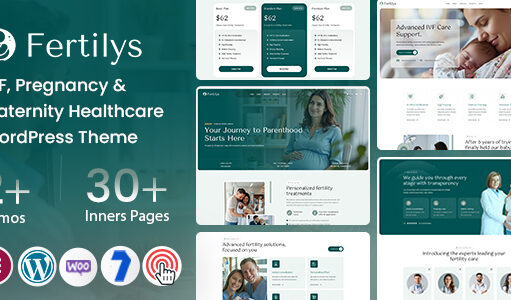 Fertilys – WordPress-Template für IVF, Schwangerschaft und Mutterschaft