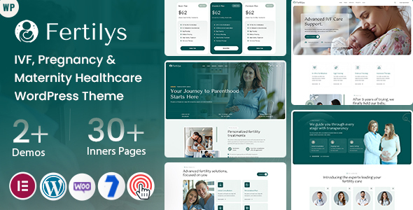 Fertilys – WordPress-Template für IVF, Schwangerschaft und Mutterschaft