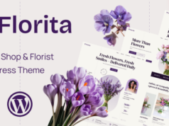 Florita – WordPress-Template für Blumenladen und Floristen