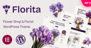 Florita – WordPress-Template für Blumenladen und Floristen